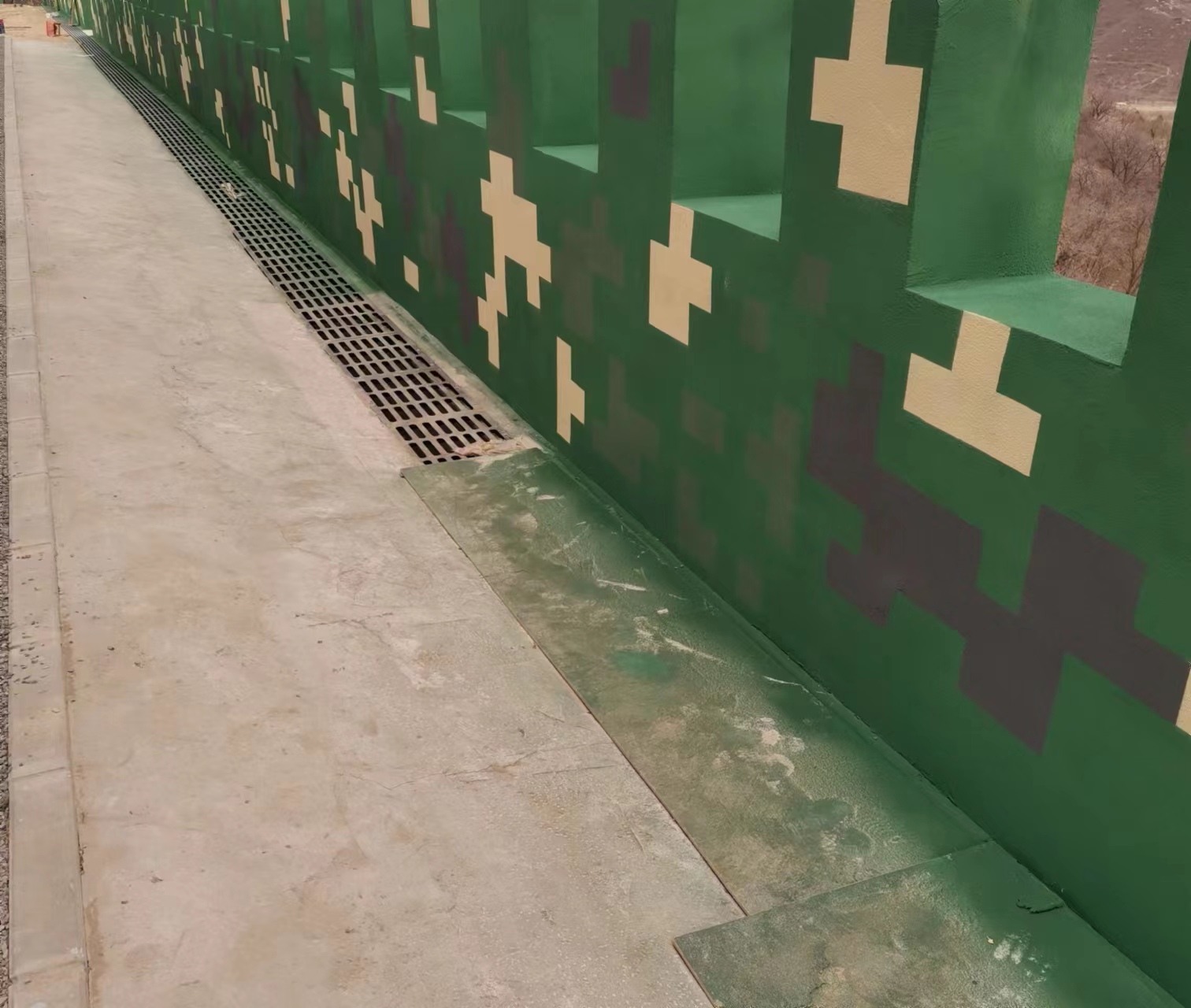 呼和浩特围墙迷彩喷涂,数迷彩漆